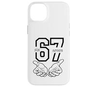 Argot Alpha Funny Six Seven 6 7 Meme Gen Alpha à 67 Mains Coque pour iPhone 14 Plus