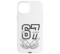Argot Alpha Funny Six Seven 6 7 Meme Gen Alpha à 67 Mains Coque pour iPhone 15 Plus