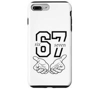 Argot Alpha Funny Six Seven 6 7 Meme Gen Alpha à 67 Mains Coque pour iPhone 7 Plus/8 Plus