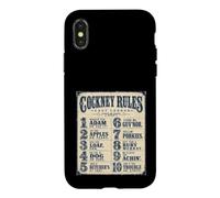 Argot rimé de Cockney Rules London Coque pour iPhone X/XS