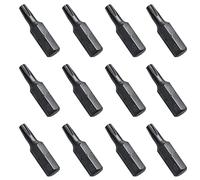 argtnayk 12 embouts torx T20 percé hexagonal, tournevis torx résistant au frottement, embout visseuse pour bricolage professionnel, adapté à la réparation et l'assemblage