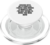 arguing is utile i knew was wrong ten minutes PopSockets PopGrip pour MagSafe