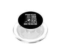 Arguing with Me is Pointless - Fun Attitude Novelty Raton Laveur PopSockets PopGrip pour MagSafe