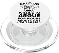 Argument de Sarcasme drôle pour Homme Humour Snarky PopSockets PopGrip pour MagSafe
