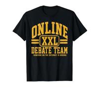 Argument Internet drôle de l'équipe de débat XXL en Ligne T-Shirt Graphique avec Valeur