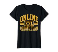 Argument Internet drôle de l'équipe de débat XXL en Ligne T-Shirt Graphique avec Valeur