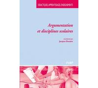 Argumentation Et Disciplines Scolaires