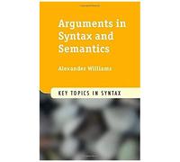 Arguments In Syntax And Semantics