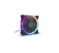 Inter-Tech Ventilateur de boîtier PC Argus RS-051 RGB 120 mm Noir