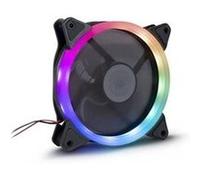 Inter-Tech Argus RS-051 RGB Boitier PC Ventilateur 12 cm Noir, Ventilateur de boîtier