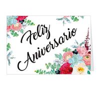 ARGUVAL Carte + enveloppe joyeux anniversaire 13 x 19 cm