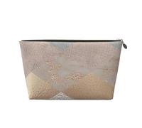 Argyle de marbre d'or Rose de cuivre et de Fard à Joues, Trousse de Maquillage Trousse à cosmétiques Trousse de Toilette de Voyage Portable Pochette de Toilette