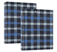 Argyle Lot de 1 classeur esthétique pour porte-bloc avec couverture de poche de 3,8 cm - Fournitures d'infirmières à couverture rigide