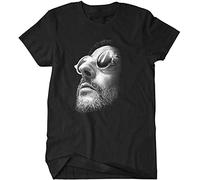 ARHAR Léon T-Shirt Cult Mathilda Lando Professional Jean Reno Hit Movie Leon Cult Black XL