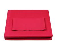 ARHEORMUH Tissu de Billard Feutre Feutre De Table De Billard en Tissu Mélangé Peigné De 9 Pieds, Tissus Professionnels Prédécoupés pour Les Hôtels, Les Salles De Jeux À Domicile(Red)