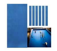 ARHEORMUH Tissu de Billard Feutre Kit De Nappe De Billard Prédécoupée De 9 Pieds, Feutre De Table De Billard À Vitesse Rapide pour Hôtels Clubs, Accessoires De Table De Billard Professionnels(Blue)