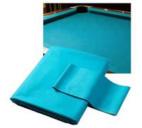 ARHEORMUH Tissu de Billard Feutre Nappe De Billard Professionnelle en Feutre Remplacement Laine Mélangée Prédécoupée avec 6 Bandes Qualité Commerciale pour Usage Domestique Et Club(Light Blue)