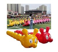 ARHEORMUH Travail D'équipe Jeu Lot De 2 Jeux De Team Building avec Pompe À Air, Jeux De Plein Air for Adultes, Jeux De Plein Air Et Jouets d'exercice for Promouvoir Le Travail D'équipe(12 seats/L-6M)