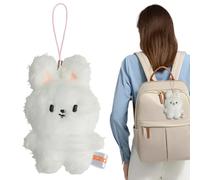 ARHZ 1 Pièces Peluche Stray Skzoo Kids Porte-clés 3D,Lightstick Stray Skzoo Kids karma Plush SKZ Porte-clés pour enfants Sac à dos Accessoires de sac à dos SKZ(A)