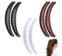 ARHZ 6 pièces peigne à torsion, peigne à vagues, fonction de coiffage supplémentaire, peigne à vagues paire peigne à cheveux, accessoires de cheveux