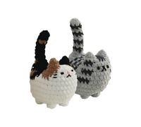 ARHZ Kit Crochet Amigurumi Pour Débutants Crocheter Des Animaux,Debutant Complet Avec Une Analyse Vidéo étape Par étape,Kit Fuppy Crochet-Chats