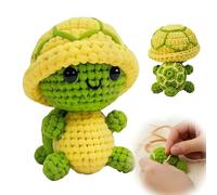 ARHZ Kit De Crochet Debutant Complet Animaux,Crochet Kit pour Débutants,Kit Tricot Complet d'Animaux avec Instructions, Adapté aux Adultes et aux Enfants qui Apprennent