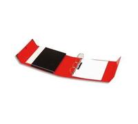 ARIANEX Classeur à 4 anneaux en D dos de 8 cm avec fermeture à pression Innovation en balacron Rouge