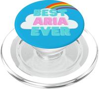 Aria - Best Aria Ever - Rainbow Cute Girl Aria PopSockets PopGrip pour MagSafe
