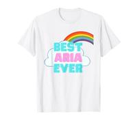 Aria - Best Aria Ever - Rainbow Cute Girl Aria T-Shirt