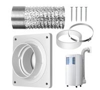Aria Condizionata | Kit Finestra Portatile | Connettore Universale con Tubo, Montaggio a Parete per Scarico Ventilatori, Soffitto Casa Ufficio