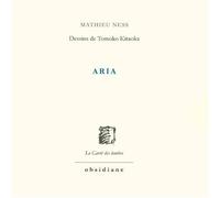 Aria - Mathieu Nuss - Obsidiane - broché - Poésie