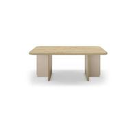 ARIA - Table basse rectangulaire 100cm en mélamine - Beige