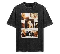 Arian Grande Mens Unisex T-Shirt Graphic Print Top Black Tee XL