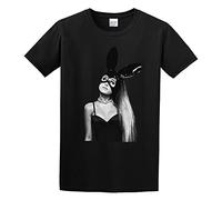 Ariana A Capella of Dangerous Woman 01 Men's T-Shirt Unisex Black Cotton Hip Hop Print Tee Shirts XL