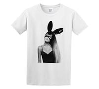 Ariana A Capella of Dangerous Woman 01 Men's T-Shirt Unisex White Cotton Hip Hop Print Tee Shirts S