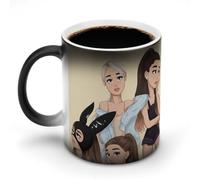 Ariana Cat Girl Grande tasse à thé thermosensible avec motif caché