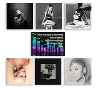 Ariana Grande Studio Albums / Yours Truly / My Everything / Dangerous Woman / Sweetener / Thank U, Next / Positions Art Card