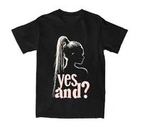 Ariana-Yes-and-T-Shirt-for-Men-Women-Cotton-Tops-Hip-Hop-Grande-Round-Neck-Short