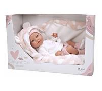 MuÑecas Arias Elegance Blanket Weight Body Vinyl Girl 38 Cml Baby Doll Rose