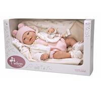 MuÑecas Arias Poupée Bébé Elba Avec Couverture 45 Cm