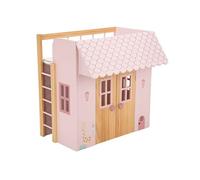ARIAS - Lit cabane en Bois de la Collection Nature. Comprend Un Jeu de 3 cintres. Dimensions : 50 x 39 x 50 cm. Jouet pour Enfants à partir de 3 Ans (ARI21589)