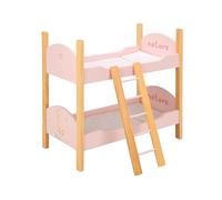 ARIAS - Lit superposé en Bois de la Collection Nature. Comprend Une échelle, Deux oreillers et Deux Couvre-Lits. Dimensions : 50 x 27,50 x 49,50 cm. Jouet pour Enfants à partir de 3 Ans (ARI21582)
