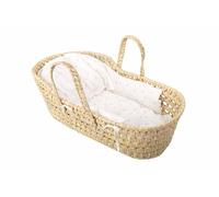 ARIAS - Panier en Osier de la Collection Elegance avec Deux poignées, Protecteur, Matelas et Coussin. Jouet pour Enfants à partir de 3 Ans (ARI6336)
