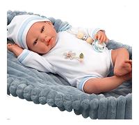 ARIAS POIGNÉE Reborn 40 cm Sergio Bleu avec CAPAZO, 98111