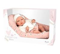 Arias Poupée Elegance 40 Cm Andie Avec Couvercle À Langer (Petit Poids 60684 Multicolore