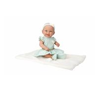 ARIAS Poupée Elegance 42 cm Zoe avec Corps en Vinyl. Robe de Danseuse dans Les Tons Verts. Comprend comme Accessoires tétine et Couverture. Jouet pour Enfants de Tous âges (ARI65388)