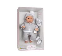 Arias Poupée Reborn Élégance De 33 Cm Avec Accessoires Inclus 3 Ans+ Gris