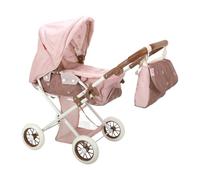 ARIAS - Poussette avec Capote Bear. Pliable et avec nacelle Amovible. Comprend Un Sac. La Hauteur du Guidon est de 33 à 63 cm. Dimensions : 34 x 67 x 58 cm. Jouet pour Enfants de Plus de 3 Ans