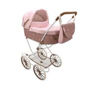 Arias Poussette avec capote Bear. Pliable et avec nacelle amovible, pour poignets jusqu'à 56 cm. Sac inclus. La hauteur du guidon est de 90 cm. Dimensions : 42 x 72 x 93 cm. Jouet pour enfants de plus