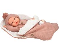 MuÑecas Arias Elba With Sleeping Bag Baby Doll 40 Cm Rose